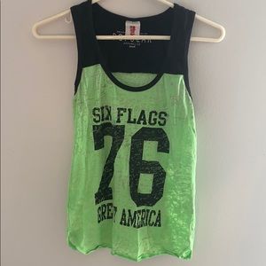 Six Flags tank-top